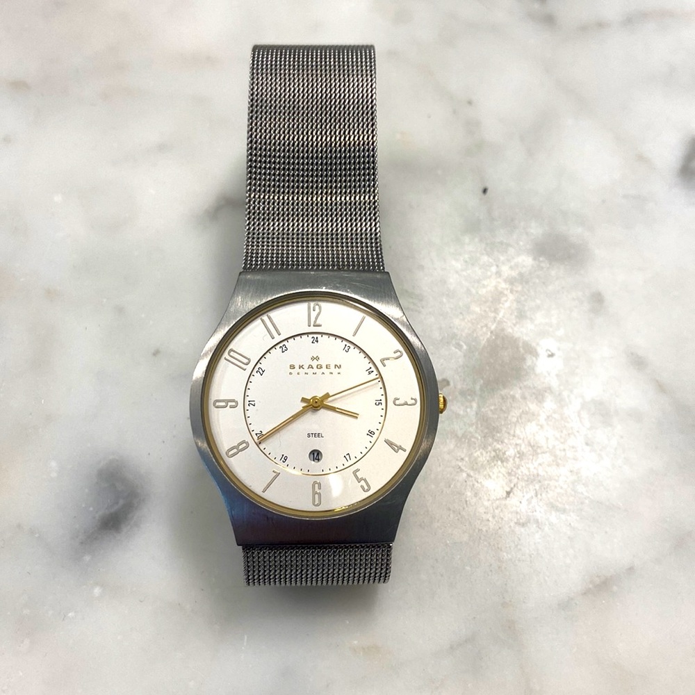 Bkagen Denmark Silver Watch